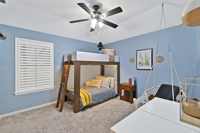 529 Cambridge Dr, Saginaw, TX 76179 - carpeted bedroom with ceiling fan and baseboards