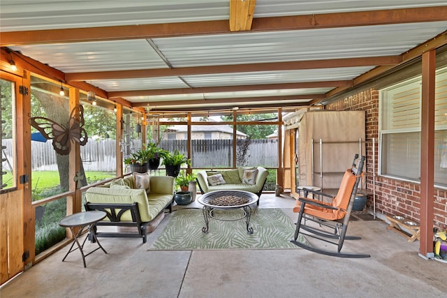 529 Cambridge Dr, Saginaw, TX 76179 - sunroom featuring an outdoor hangout area and healthy amount of natural light