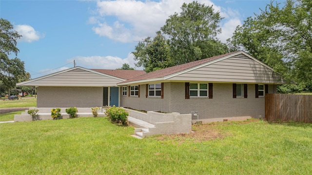 812 E 1st, Hughes Springs, TX 75656 - ranch-style home with brick siding and crawl space