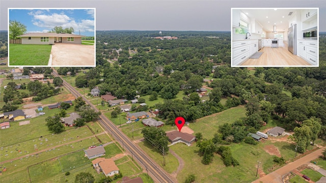 812 E 1st, Hughes Springs, TX 75656 - aerial view