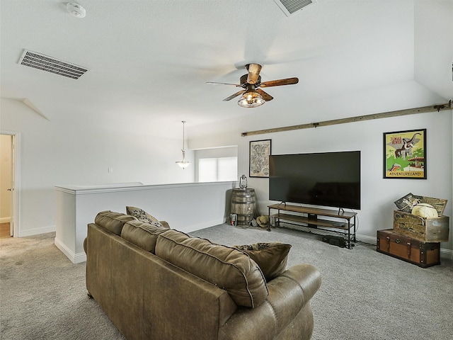 709 Providence, Wylie, TX 75098 - carpeted living area featuring ceiling fan and baseboards