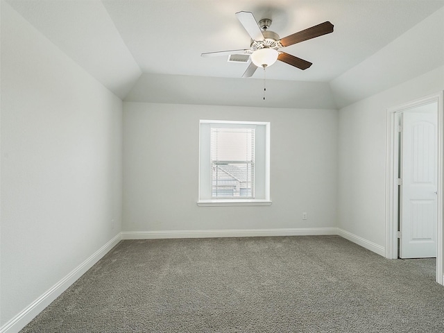 709 Providence, Wylie, TX 75098 - additional living space featuring carpet, lofted ceiling, and ceiling fan