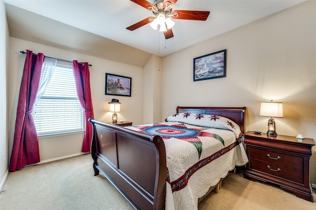 2748 Indian Oak Dr, Mckinney, TX 75071 - carpeted bedroom with baseboards and ceiling fan