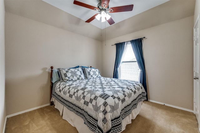 2748 Indian Oak Dr, Mckinney, TX 75071 - carpeted bedroom with baseboards and a ceiling fan