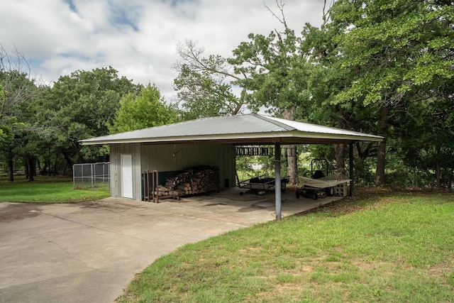 1933 E Hickory Hill Rd, Argyle, TX 76226 - view of car parking with concrete driveway