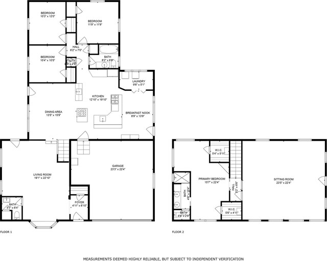 1933 E Hickory Hill Rd, Argyle, TX 76226 - view of home floor plan