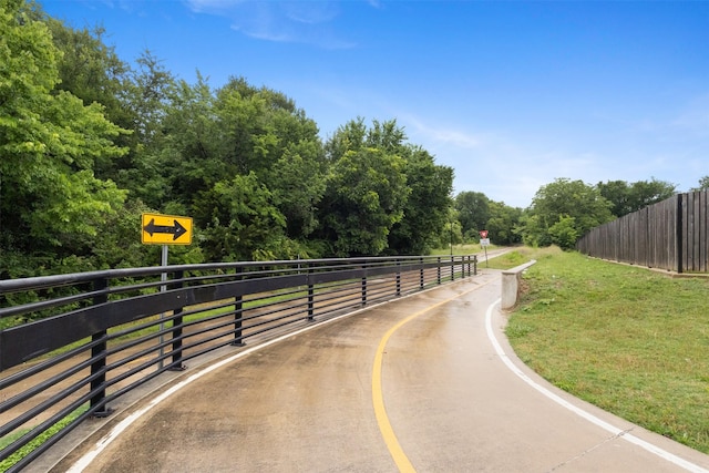 6503 Ridgecrest Rd Unit 107G, Dallas, TX 75231 - view of road featuring traffic signs