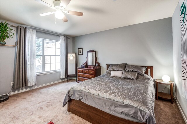 17342 Remington Park Pl, Dallas, TX 75252 - bedroom with carpet and ceiling fan