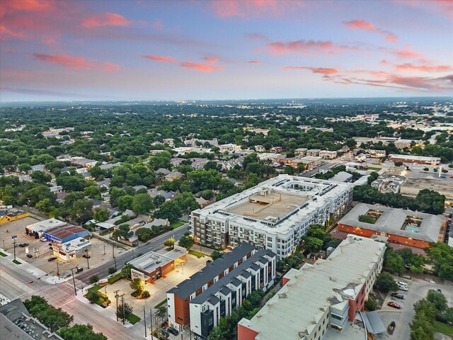 4208 Live Oak St Unit 102, Dallas, TX 75204 - aerial view at dusk