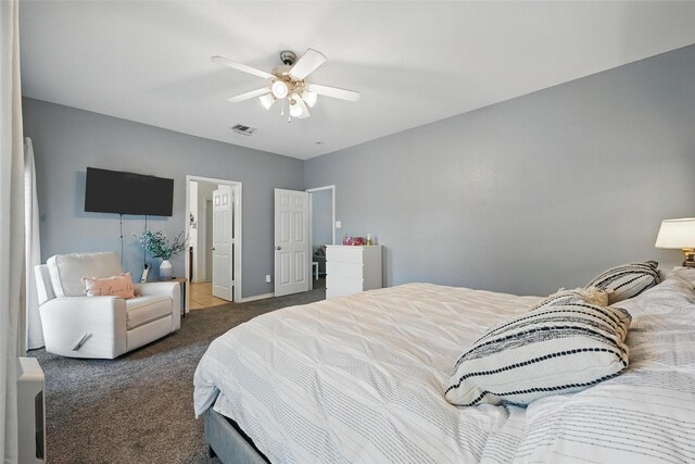 1828 Brown Thrasher Blvd, Savannah, TX 76227 - bedroom with carpet and ceiling fan