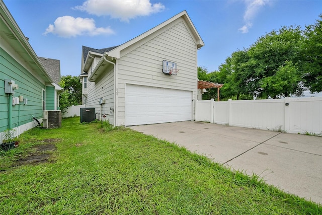 1828 Brown Thrasher Blvd, Savannah, TX 76227 - view of property exterior with an attached garage and concrete driveway