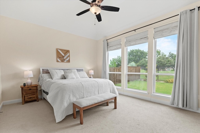 8417 Wembley, The Colony, TX 75056 - bedroom with carpet floors and a ceiling fan