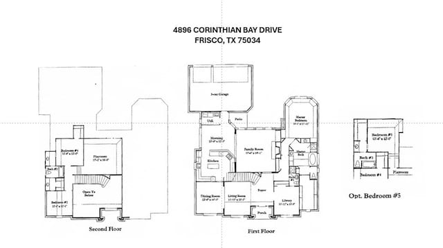 4896 Corinthian Bay Dr, Frisco, TX 75034 - view of floor plan / room layout