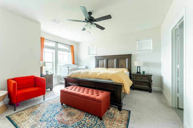 8849 Redding St, North Richland Hills, TX 76180 - carpeted bedroom featuring baseboards and ceiling fan