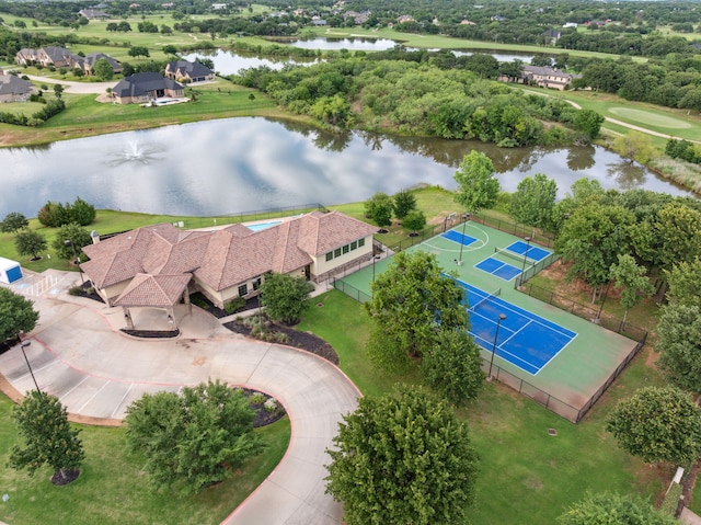 5724 Bellaria Ct, Flower Mound, TX 75022 - aerial view of a nearby body of water