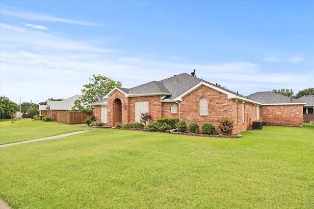 2918 Beau Dr, Mesquite, TX 75181 - view of front of home featuring brick siding and roof with shingles