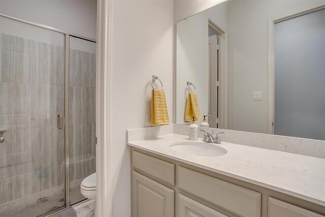 5729 Violet Crown Pl, Fort Worth, TX 76126 - full bath featuring a shower stall and vanity