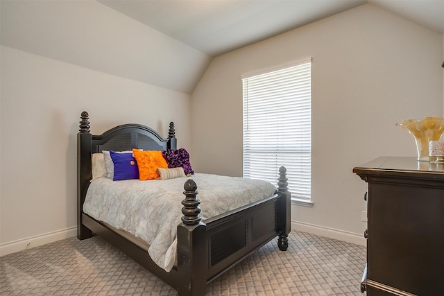 5729 Violet Crown Pl, Fort Worth, TX 76126 - bedroom featuring vaulted ceiling and carpet flooring