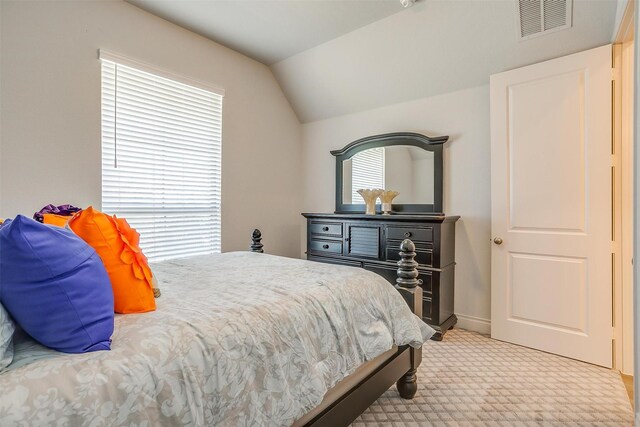 5729 Violet Crown Pl, Fort Worth, TX 76126 - bedroom with vaulted ceiling and carpet flooring