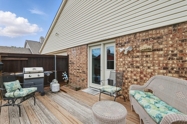 4109 Malone Ave, The Colony, TX 75056 - deck with grilling area and outdoor lounge area