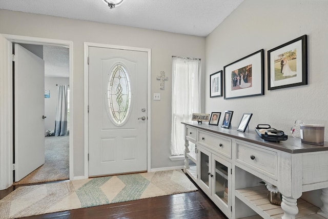 4109 Malone Ave, The Colony, TX 75056 - entryway featuring a textured ceiling