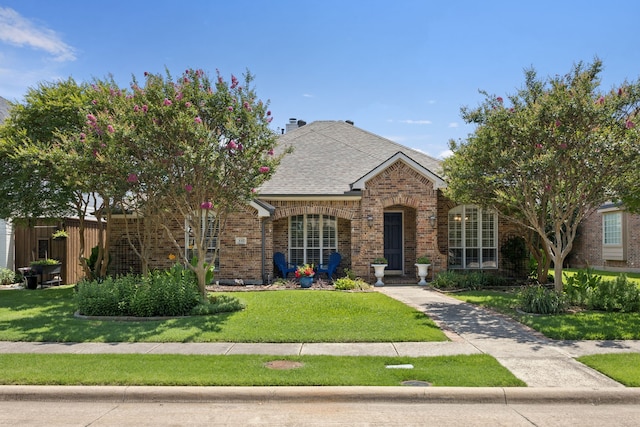 418 Long Cove Ct, Allen, TX 75002 - view of front of house with brick siding and roof with shingles