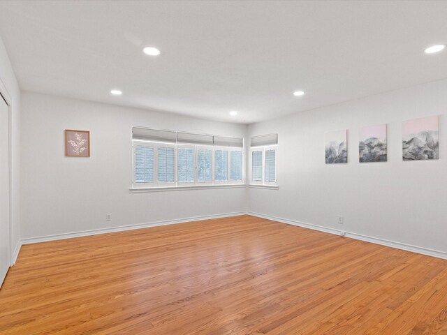 4608 Winthrop Ave E, Fort Worth, TX 76116 - spare room featuring light wood finished floors and recessed lighting