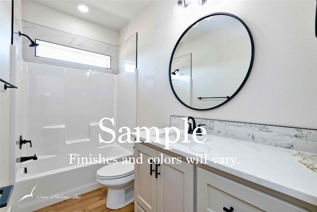 6602 Beals Creek Dr, Abilene, TX 79606 - bathroom with vanity, washtub / shower combination, and wood finished floors