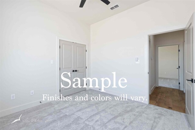 6602 Beals Creek Dr, Abilene, TX 79606 - unfurnished bedroom with carpet floors and a ceiling fan