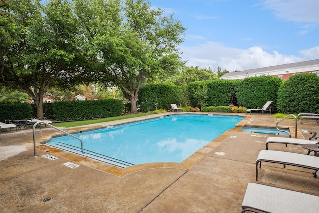 17227 Lechlade Ln, Dallas, TX 75252 - community pool featuring a patio area