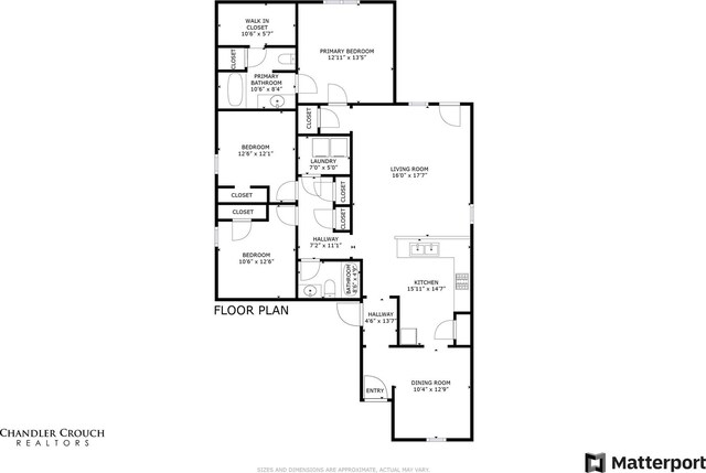 5921 Obsidian Creek Dr, Fort Worth, TX 76179 - view of floor plan / room layout