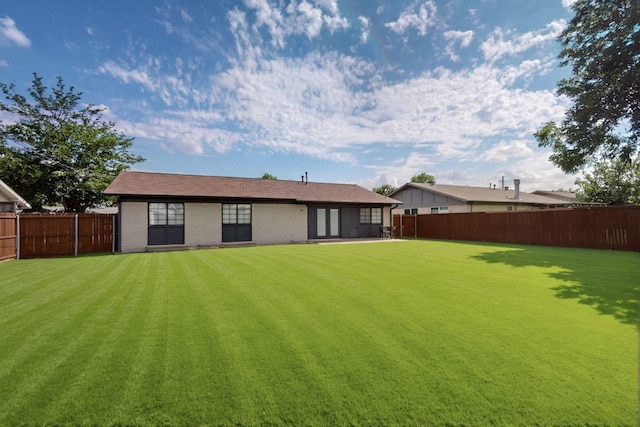 1225 Briarcove Dr, Richardson, TX 75081 - rear view of property with a fenced backyard