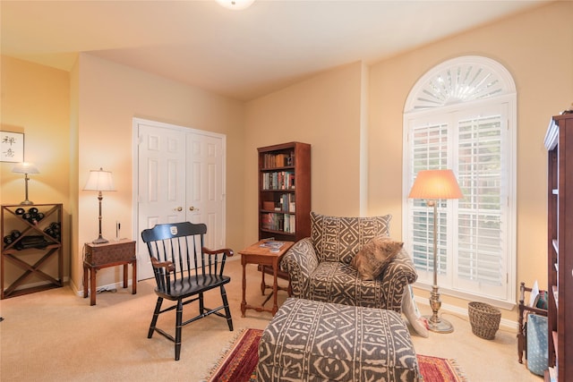 2903 Moss Creek Ct, Mckinney, TX 75072 - sitting room with carpet floors and baseboards
