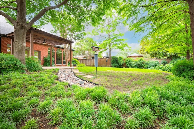 2903 Moss Creek Ct, Mckinney, TX 75072 - view of yard with ceiling fan