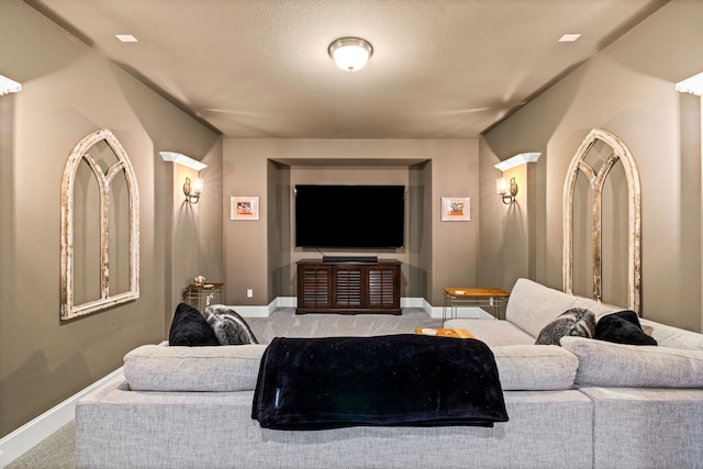 1861 Snapdragon Rd, Frisco, TX 75033 - carpeted home theater with baseboards