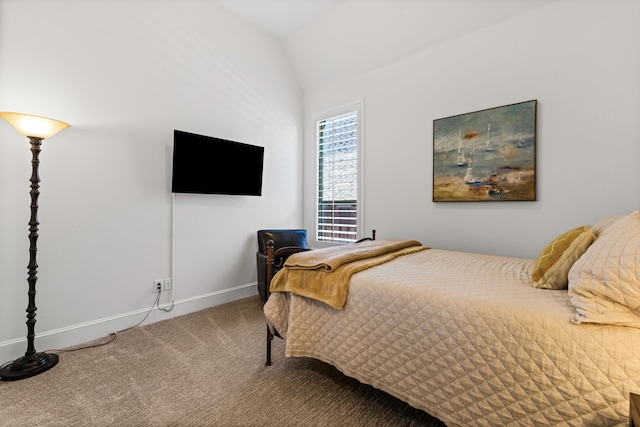 1861 Snapdragon Rd, Frisco, TX 75033 - bedroom with carpet flooring and lofted ceiling