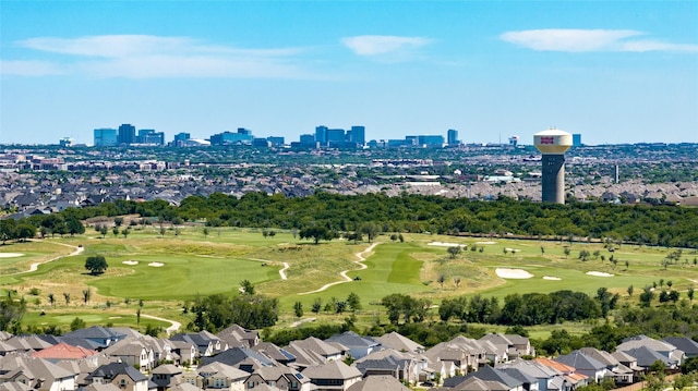 1861 Snapdragon Rd, Frisco, TX 75033 - aerial view of residential area with a golf club and a tree filled landscape