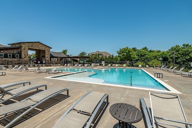 4001 Bamboo Trl, Mckinney, TX 75071 - community pool featuring a patio area