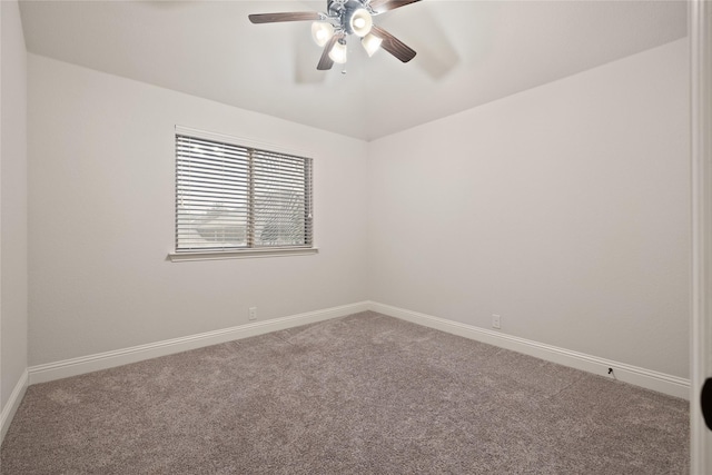 1501 Birdsong Ct, Midlothian, TX 76065 - spare room featuring carpet and ceiling fan