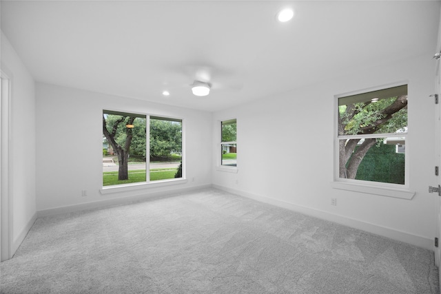 7150 Blairview Dr, Dallas, TX 75230 - carpeted spare room featuring baseboards and recessed lighting