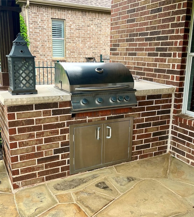 1413 Discovery Bay Dr, Frisco, TX 75036 - view of patio / terrace with exterior kitchen