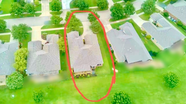 1413 Discovery Bay Dr, Frisco, TX 75036 - aerial view of residential area with property parcel outlined