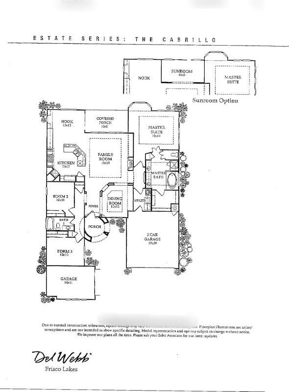 1413 Discovery Bay Dr, Frisco, TX 75036 - view of floor plan / room layout