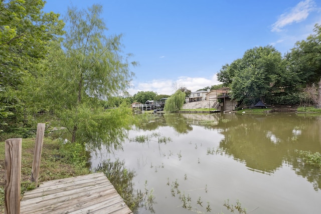 149 Ty Ln, Azle, TX 76020 - dock with a water view