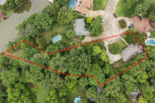 149 Ty Ln, Azle, TX 76020 - aerial view of property and surrounding area with property boundaries highlighted