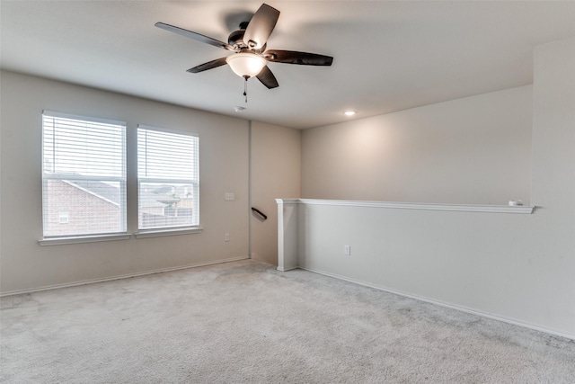 721 Brockwell Bnd, Forney, TX 75126 - carpeted spare room featuring ceiling fan and baseboards