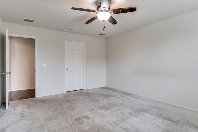 721 Brockwell Bnd, Forney, TX 75126 - unfurnished bedroom with carpet flooring and a ceiling fan