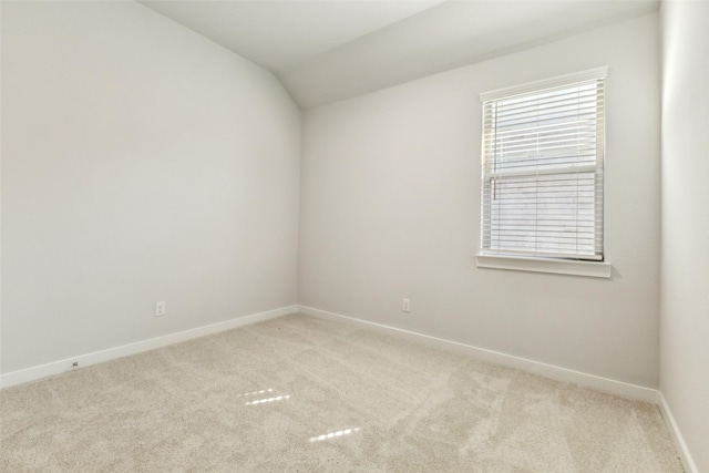 923 Hazel Dr, Lavon, TX 75166 - spare room featuring light carpet and lofted ceiling