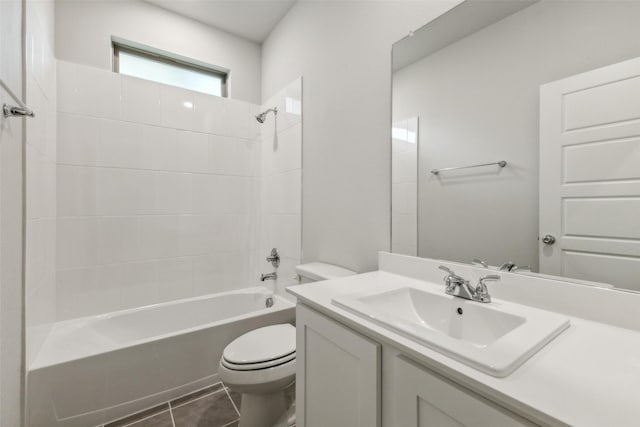 923 Hazel Dr, Lavon, TX 75166 - bathroom with vanity, washtub / shower combination, and tile patterned floors