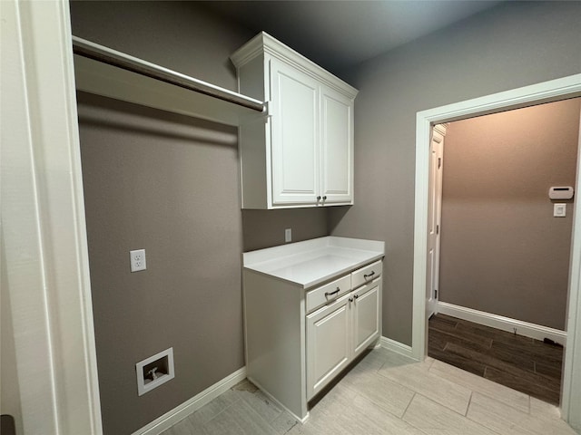 3324 Acorn Hill Trl, Weatherford, TX 76087 - washroom with washer hookup and cabinet space